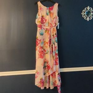 Flower print dress